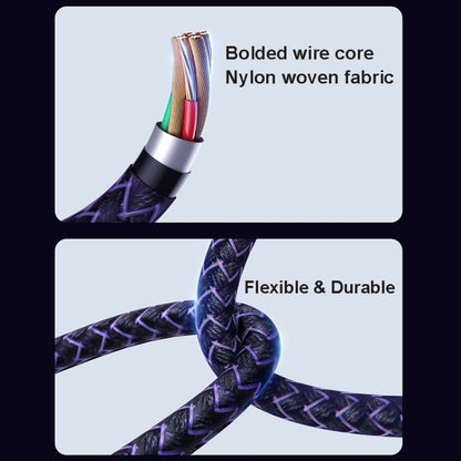 TOTU BL-016 Journey Series USB to 8 Pin Colorful Breathing Light Data Cable, Length:1.5m(Black) - Normal Style Cable by TOTUDESIGN | Online Shopping UK | buy2fix