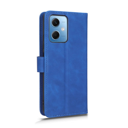 For Xiaomi Poco X5 5G / Redmi Note 12 5G Skin Feel Magnetic Flip Leather Phone Case(Blue) by buy2fix