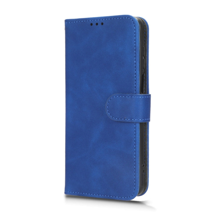 For Motorola Moto G73 5G Skin Feel Magnetic Flip Leather Phone Case(Blue) - Motorola Cases by buy2fix | Online Shopping UK | buy2fix