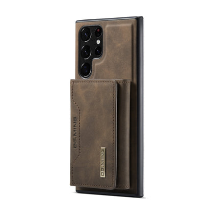 For Samsung Galaxy S23 Ultra 5G DG.MING M2 Series 3-Fold Multi Card Bag + Phone Case(Coffee) - Galaxy S23 Ultra 5G Cases by DG.MING | Online Shopping UK | buy2fix