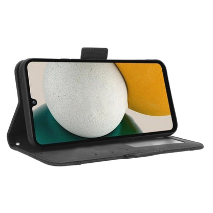 For Samsung Galaxy A34 5G Skin Feel Calf Texture Card Slots Leather Phone Case(Black) by buy2fix