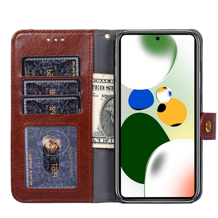 For Honor X9a 5G Zipper Bag Leather Phone Case(Rose Gold) by buy2fix