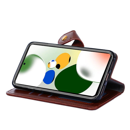 For Honor X9a 5G Zipper Bag Leather Phone Case(Rose Gold) by buy2fix