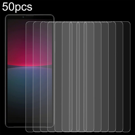 For Sony Xperia 10 V 50pcs 0.26mm 9H 2.5D Tempered Glass Film by buy2fix