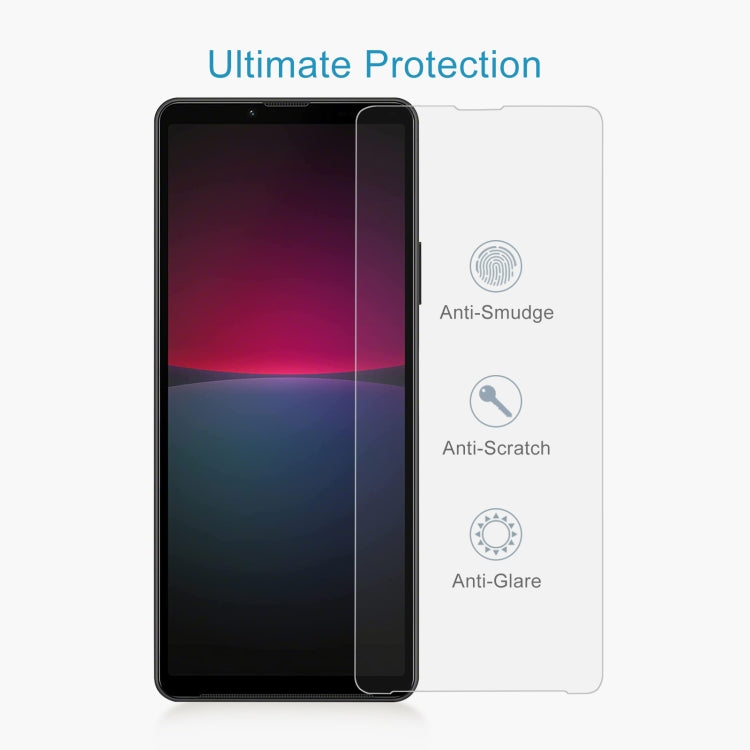 For Sony Xperia 10 V 50pcs 0.26mm 9H 2.5D Tempered Glass Film by buy2fix