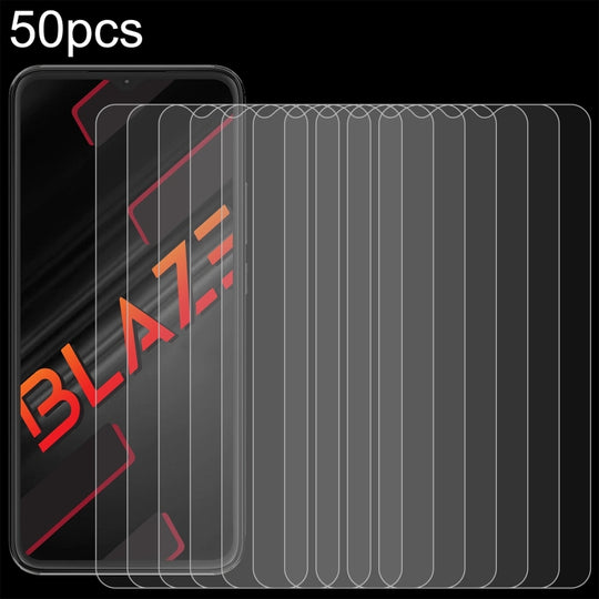 For Lava Blaze 50pcs 0.26mm 9H 2.5D Tempered Glass Film