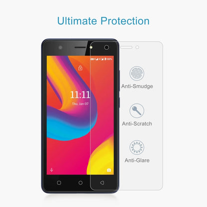 For Lava Z1 50pcs 0.26mm 9H 2.5D Tempered Glass Film by buy2fix