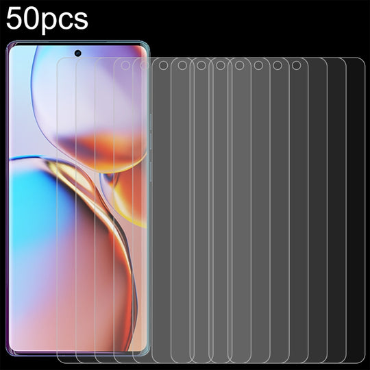 For Motorola Edge 40 Pro 50pcs 0.26mm 9H 2.5D Tempered Glass Film