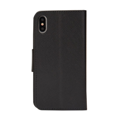 For Samsung Galaxy S21+ 5G Mercury Contrast Color Splicing Leather Phone Case(Black) - Galaxy S21+ 5G Cases by buy2fix | Online Shopping UK | buy2fix