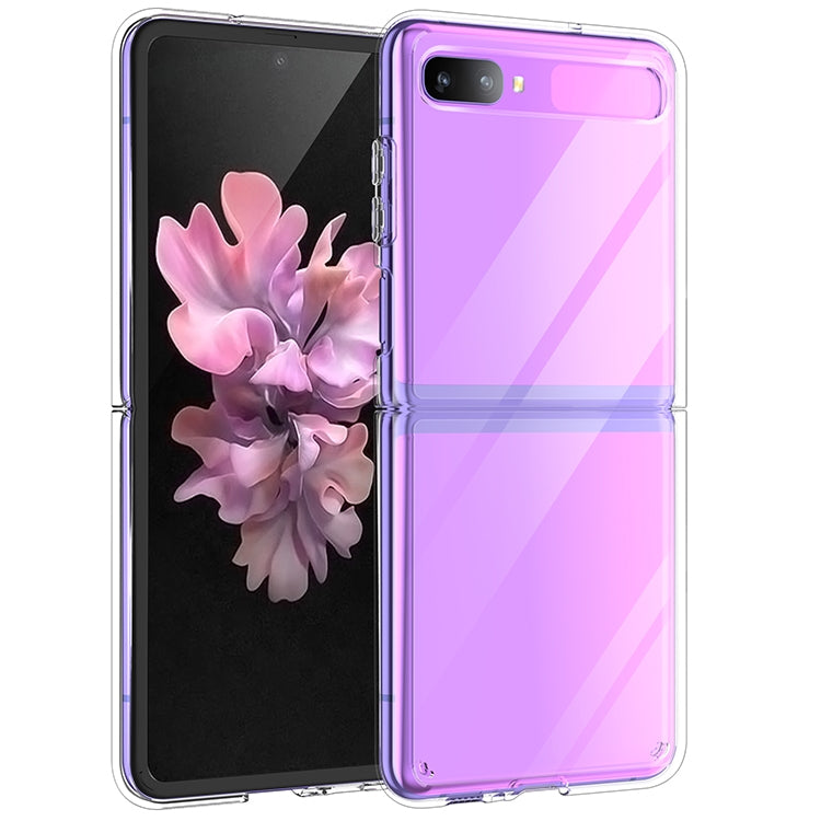 For Galaxy Z Flip Shockproof Scratchproof TPU + Acrylic Protective Case(Transparent) by buy2fix