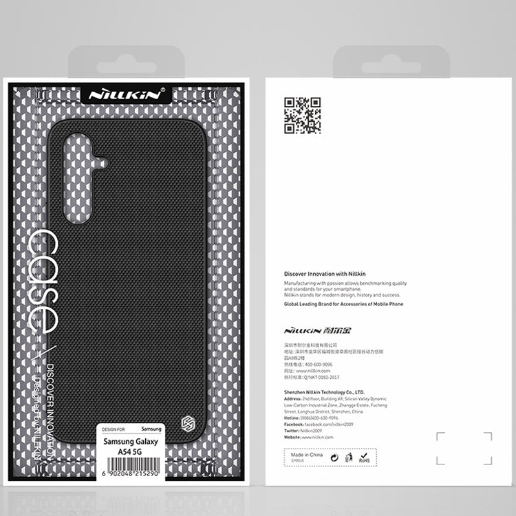 For Samsung Galaxy A54 5G NILLKIN Shockproof TPU + PC Textured Protective Phone Case(Black) - Galaxy Phone Cases by NILLKIN | Online Shopping UK | buy2fix