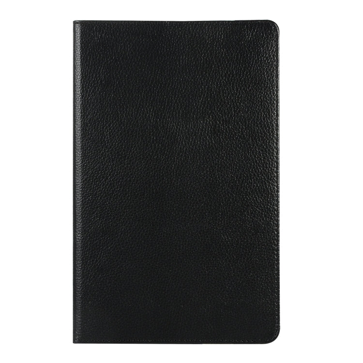 For Huawei Matepad SE 10.4 360 Degree Rotation Litchi Texture Tablet Leather Case(Black) - Huawei Cases by buy2fix | Online Shopping UK | buy2fix
