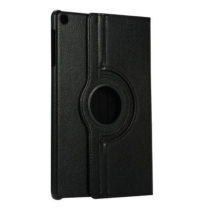 For Huawei Matepad SE 10.4 360 Degree Rotation Litchi Texture Tablet Leather Case(Black) - Huawei Cases by buy2fix | Online Shopping UK | buy2fix