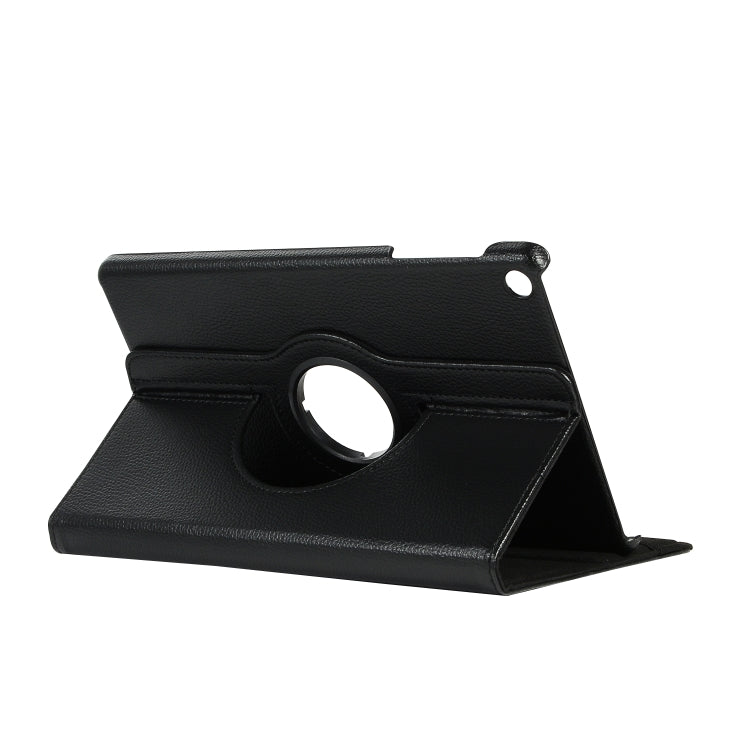 For Huawei Matepad SE 10.4 360 Degree Rotation Litchi Texture Tablet Leather Case(Black) - Huawei Cases by buy2fix | Online Shopping UK | buy2fix