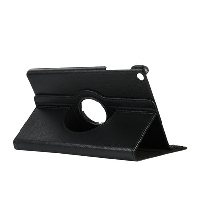 For Huawei Matepad SE 10.4 360 Degree Rotation Litchi Texture Tablet Leather Case(Black) - Huawei Cases by buy2fix | Online Shopping UK | buy2fix