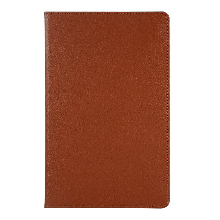 For Huawei Matepad SE 10.4 360 Degree Rotation Litchi Texture Tablet Leather Case(Brown) - Huawei Cases by buy2fix | Online Shopping UK | buy2fix