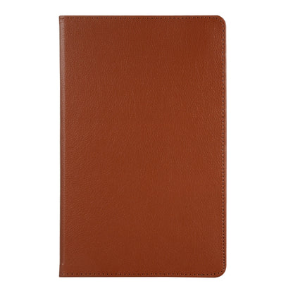 For Huawei Matepad SE 10.4 360 Degree Rotation Litchi Texture Tablet Leather Case(Brown) - Huawei Cases by buy2fix | Online Shopping UK | buy2fix