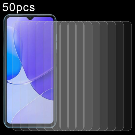 For Oukitel C32 Pro 50pcs 0.26mm 9H 2.5D Tempered Glass Film