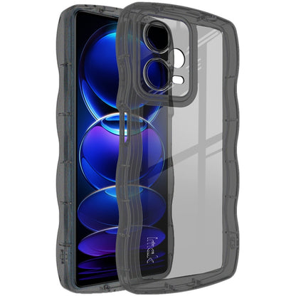 IMAK UX-8 Series TPU Phone Case For Xiaomi Redmi Note 12 Pro+ 5G China/Indian (Transparent Black) - Xiaomi Cases by imak | Online Shopping UK | buy2fix