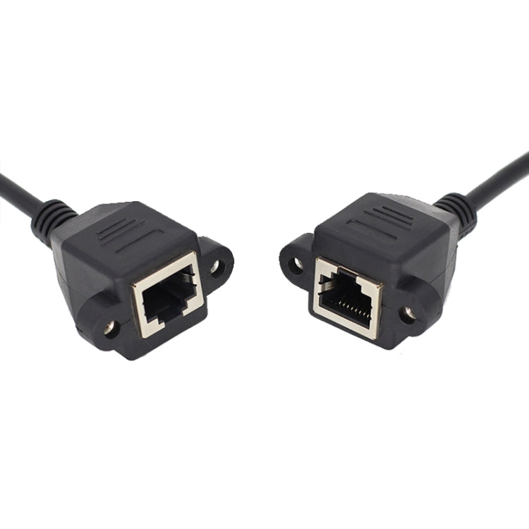 RJ45 Female to Female LAN Extension Cable with Screw Lock, Length:2m - Lan Cable and Tools by buy2fix | Online Shopping UK | buy2fix