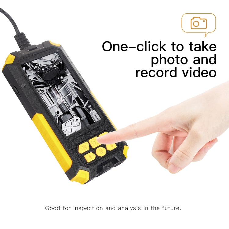 P50 4.5 inch Dual Camera with Screen Endoscope, Length:10m Hard Line(8mm) -  by buy2fix | Online Shopping UK | buy2fix
