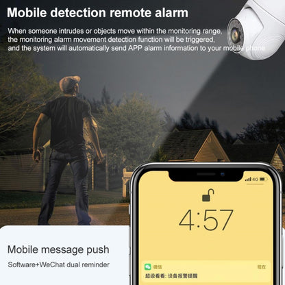 YT53 3MP Indoor HD Surveillance Wireless PTZ Camera, Specification:UK Plug - Wireless Camera by buy2fix | Online Shopping UK | buy2fix