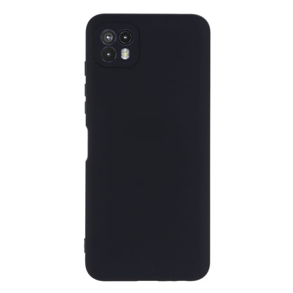 For Motorola Moto G50 5G Pure Color Liquid Silicone Shockproof Full Coverage Phone Case(Black) by buy2fix