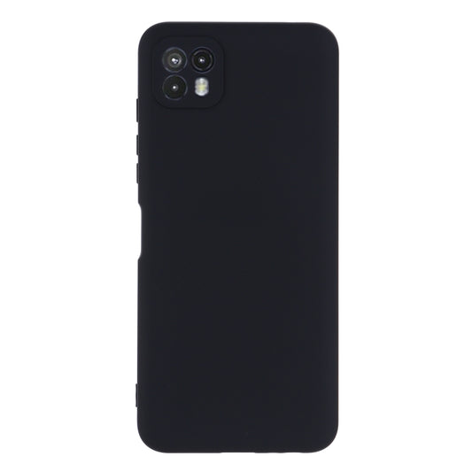For Motorola Moto G50 5G Pure Color Liquid Silicone Shockproof Full Coverage Phone Case(Black) - Motorola Cases by buy2fix | Online Shopping UK | buy2fix