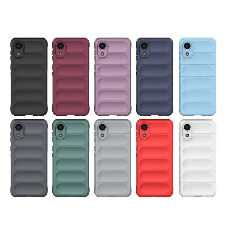 For Samsung Galaxy A03 Core 4G Magic Shield TPU + Flannel Phone Case(Dark Green) by buy2fix