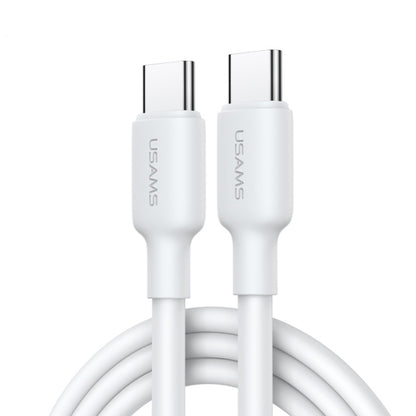 USAMS US-SJ614 U84 PD100W USB-C / Type-C to USB-C / Type-C Charging Data Cable, Cable Length:2m(White) - USB-C & Type-C Cable by USAMS | Online Shopping UK | buy2fix