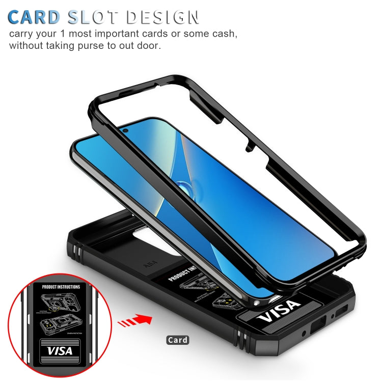 For Samsung Galaxy A54 5G Sliding Camshield TPU + PC Phone Case(Black) by buy2fix