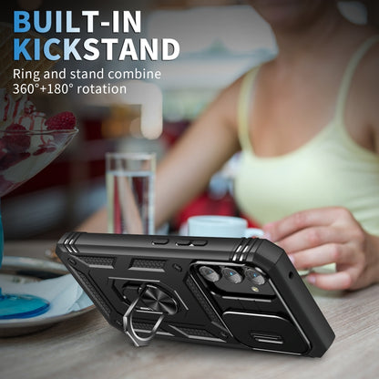 For Samsung Galaxy A54 5G Sliding Camshield TPU + PC Phone Case(Black) by buy2fix