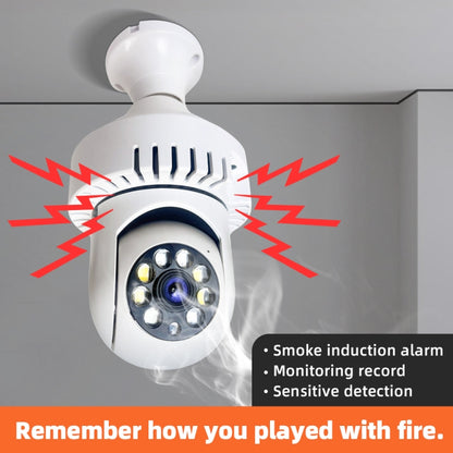 DP36 1080P Smoke Alarm Bulb WiFi Camera, Support IR Night Vision / Motion Detection / Two-way Voice - Light Bulb Camera by buy2fix | Online Shopping UK | buy2fix
