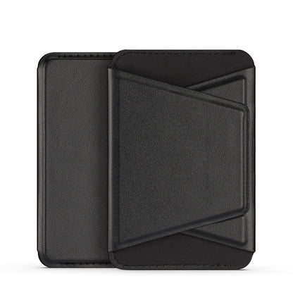 DUX DUCIS Universal Magnetic PU Leathe Card Bag With Holder (Black) - Universal Leather Case by DUX DUCIS | Online Shopping UK | buy2fix