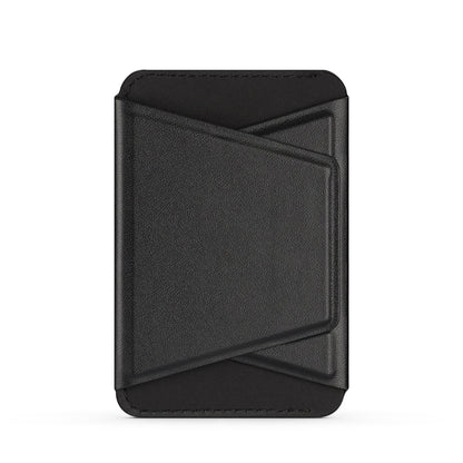 DUX DUCIS Universal Magnetic PU Leathe Card Bag With Holder (Black) - Universal Leather Case by DUX DUCIS | Online Shopping UK | buy2fix