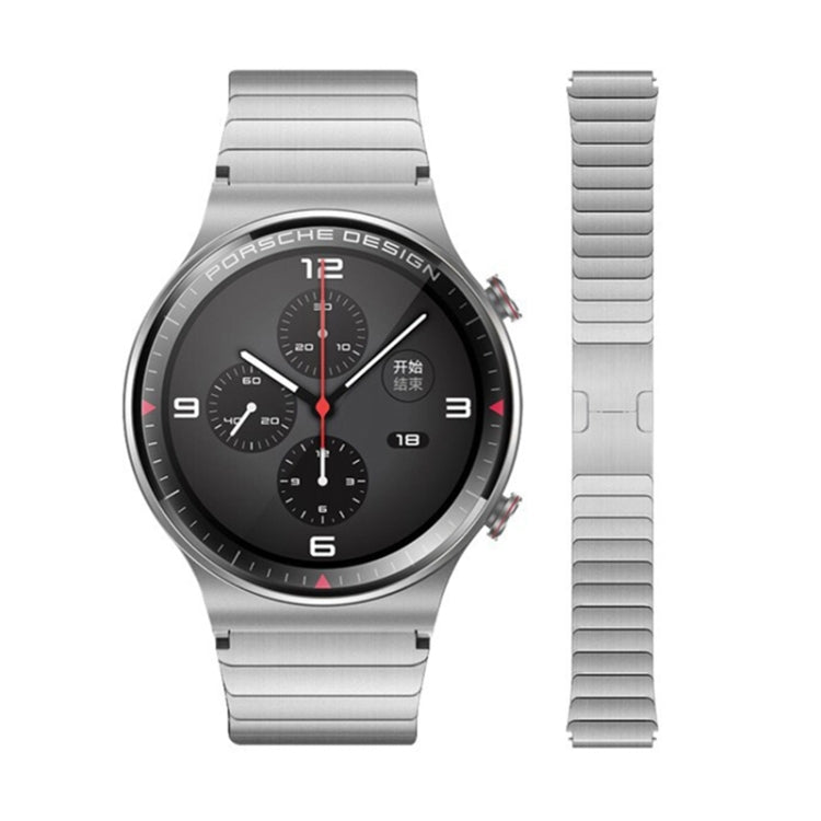 For Huawei Watch 3 / GT 3 Pro / GT 2 Universal Quick Release Stainless Steel Metal Watch Band(Silver) by buy2fix