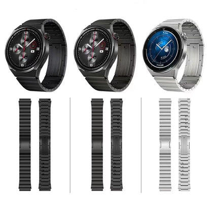 For Huawei Watch 3 / GT 3 Pro / GT 2 Universal Quick Release Stainless Steel Metal Watch Band(Black) by buy2fix