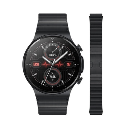 For Huawei Watch 3 / GT 3 Pro / GT 2 Universal Quick Release Titanium Steel Watch Band(Black) by buy2fix