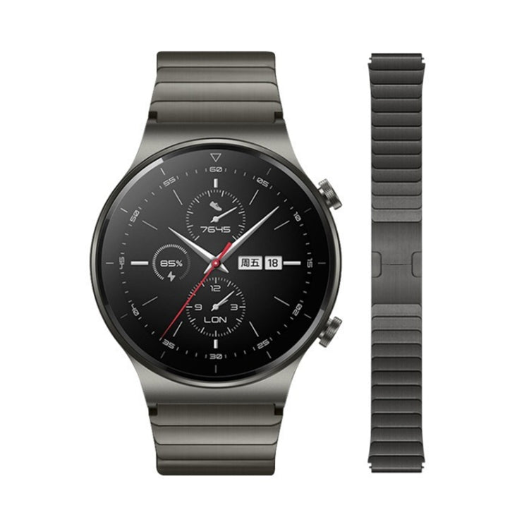 For Huawei Watch 3 / GT 3 Pro / GT 2 Universal Quick Release Titanium Steel Watch Band(Grey) by buy2fix