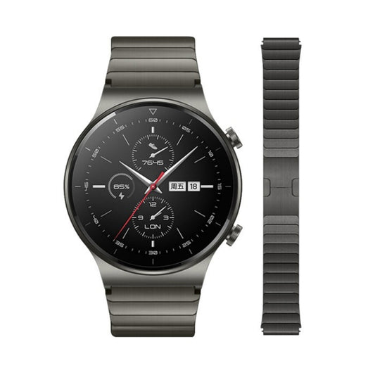 For Huawei Watch 3 / GT 3 Pro / GT 2 Universal Quick Release Titanium Steel Watch Band(Grey) by buy2fix