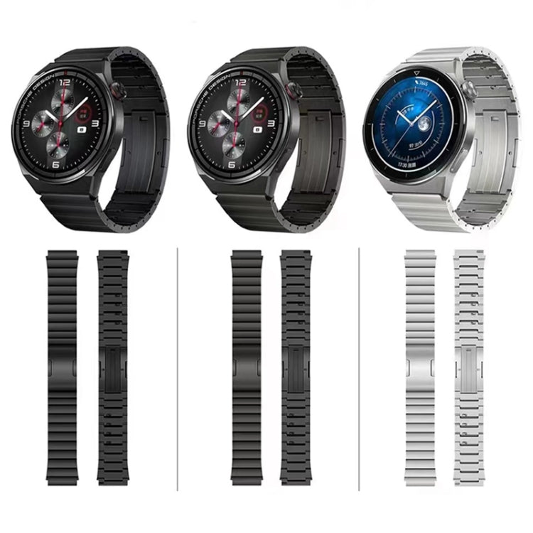 For Huawei Watch 3 / GT 3 Pro / GT 2 Universal Quick Release Titanium Steel Watch Band(Grey) by buy2fix