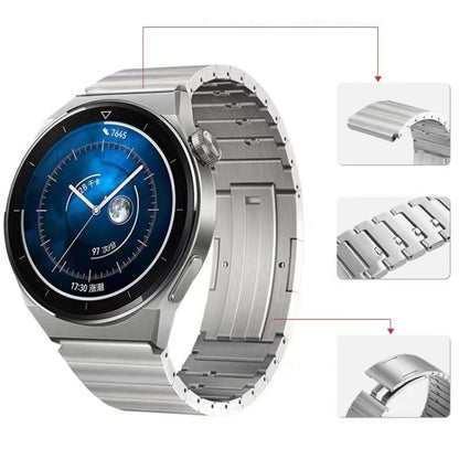 For Huawei Watch 3 / GT 3 Pro / GT 2 Universal Quick Release Titanium Steel Watch Band(Grey) by buy2fix