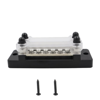 CP-3023-01 150A 12-48V RV Yacht Double-row 6-way Busbar(Black) - Booster Cable & Clip by buy2fix | Online Shopping UK | buy2fix