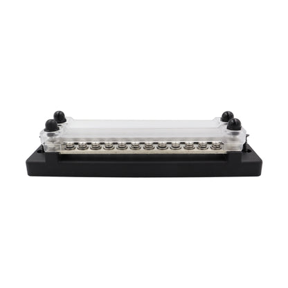 CP-3023-02 150A 12-48V RV Yacht Double-row 12-way Busbar(Black) - Booster Cable & Clip by buy2fix | Online Shopping UK | buy2fix