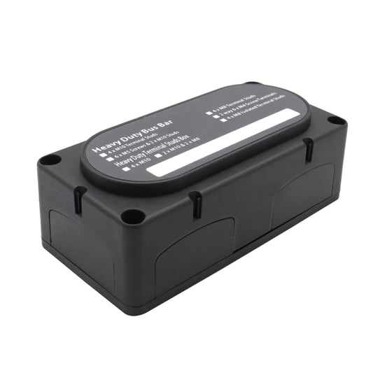 CP-3087-01 100A 48V 12-way M6 Terminal Busbar(Black) - Booster Cable & Clip by buy2fix | Online Shopping UK | buy2fix