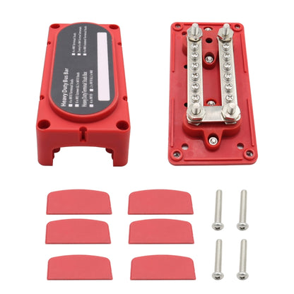 CP-3087-02 100A 48V 12-way M6 Terminal Busbar(Red) - Booster Cable & Clip by buy2fix | Online Shopping UK | buy2fix