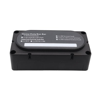CP-3088-01 300A 48V 4-way M10 Terminal Busbar(Black) - Booster Cable & Clip by buy2fix | Online Shopping UK | buy2fix