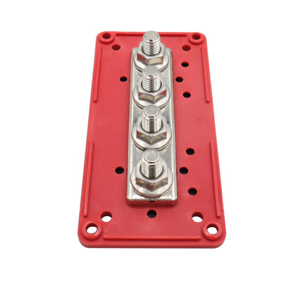 CP-3088-02 300A 48V 4-way M10 Terminal Busbar(Red) - Booster Cable & Clip by buy2fix | Online Shopping UK | buy2fix