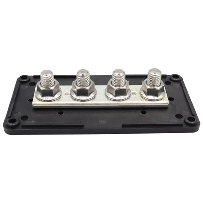 CP-3090 1 Pair  300A 48V 4-way M10 Terminal Busbar(Black + Red) - Booster Cable & Clip by buy2fix | Online Shopping UK | buy2fix