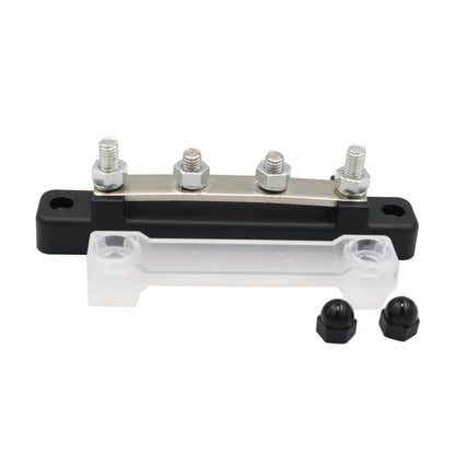 CP-3116-02 150A 12-48V RV Yacht Single-row 2-way Busbar(Black) - Booster Cable & Clip by buy2fix | Online Shopping UK | buy2fix